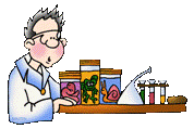 happy scientist cartoon