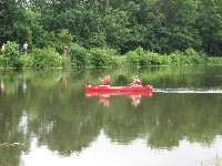 canoe on the canal